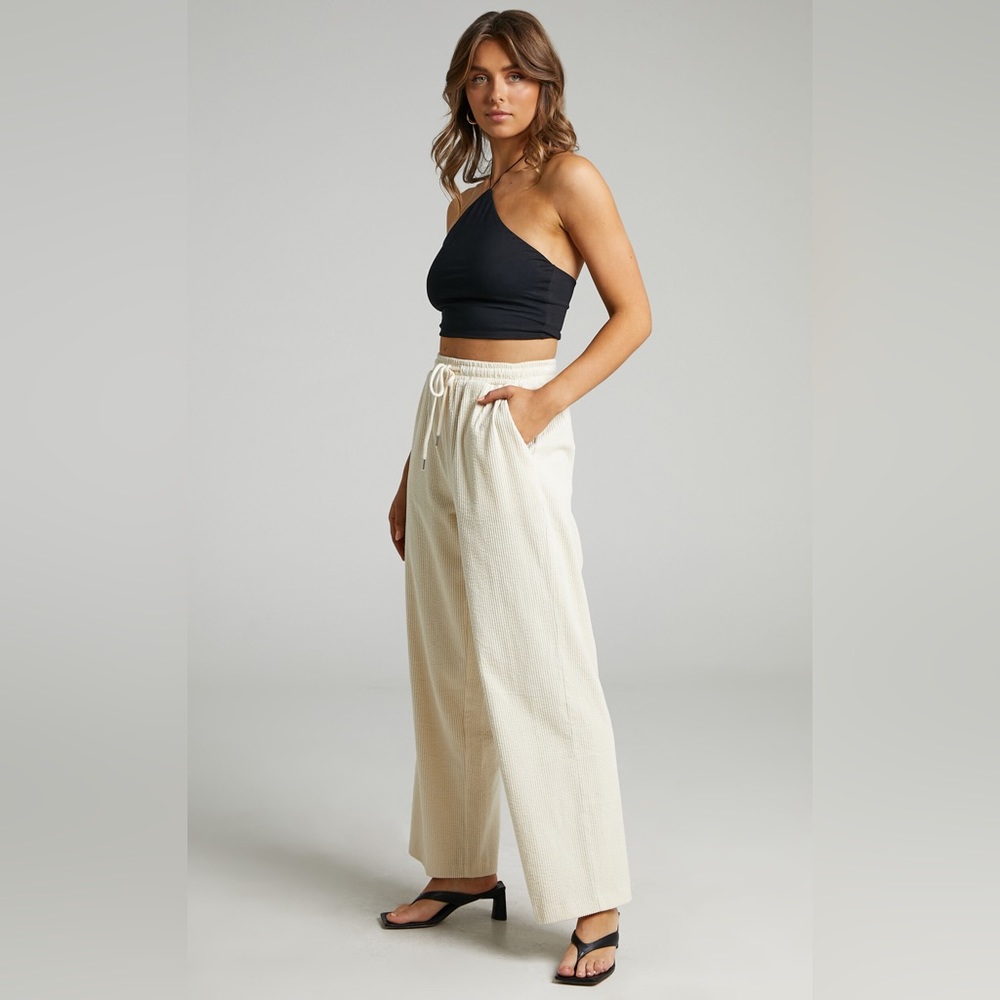 LIONESS - NIKITA CORD PANT IN CREAM